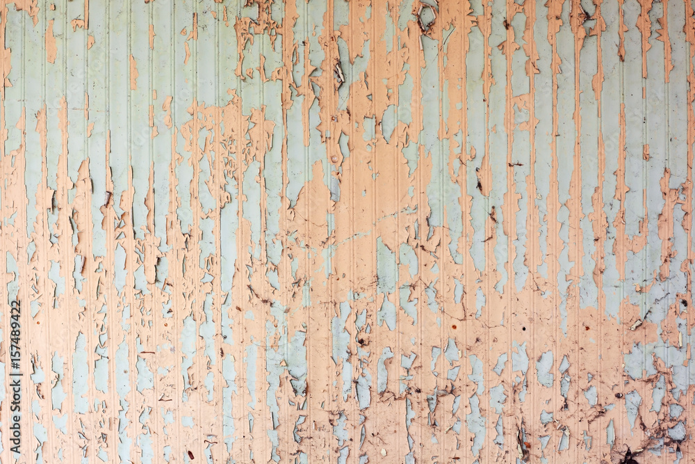 grunge vintage peeling wall as background.