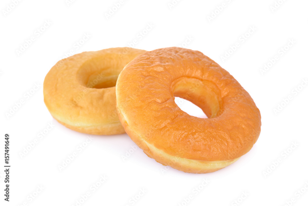 donuts on white background donuts on white background