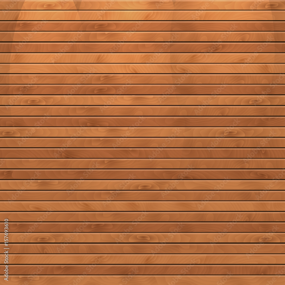 Fototapeta premium Cartoon square background with wooden boards