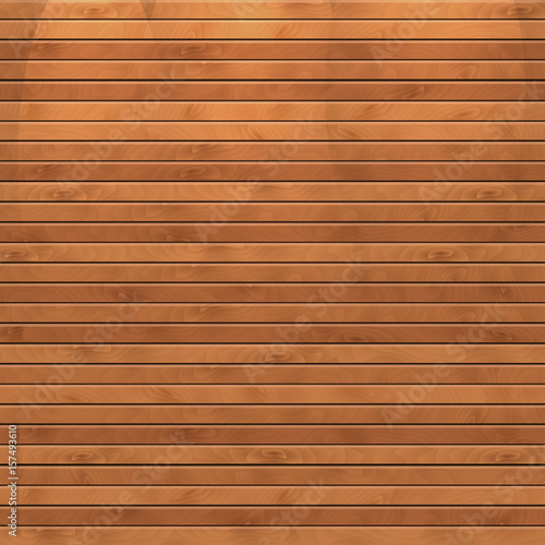Cartoon square background with wooden boards