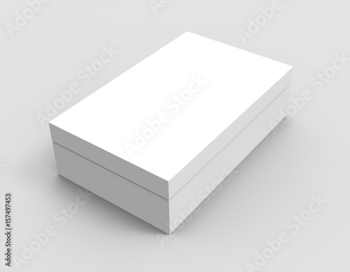 tilt blank paper box