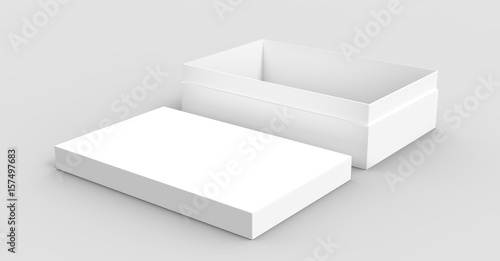 tilt blank paper box