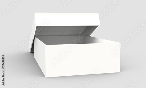 tilt opened paper box