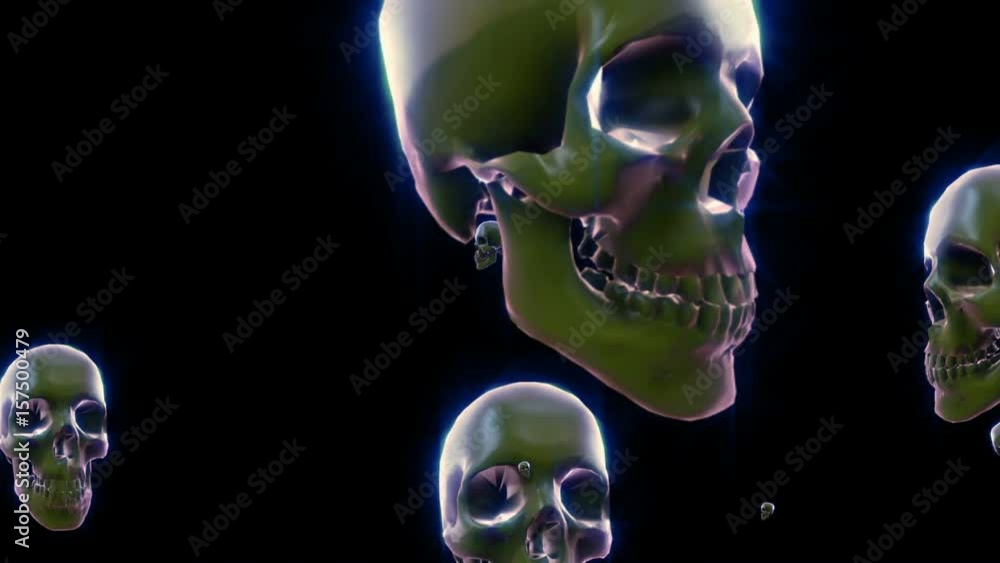 Animation of skulls. Animation of skulls.