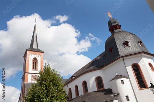 City of Bitburg Germany. Church. Rhineland Palatinate photo
