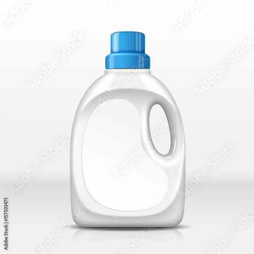 white laundry bottle