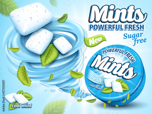 mint gum ad