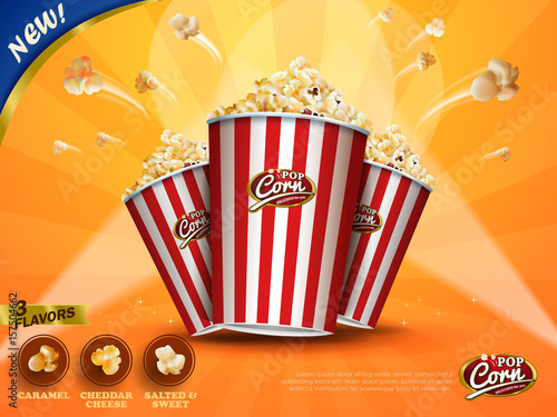 Classic popcorn ads