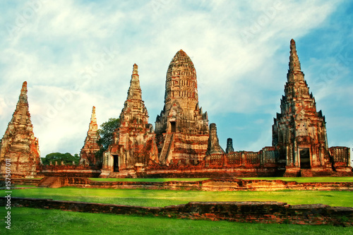 temple in Ayutthaya Historical Park at daytime, Ayutthaya province, Thailand