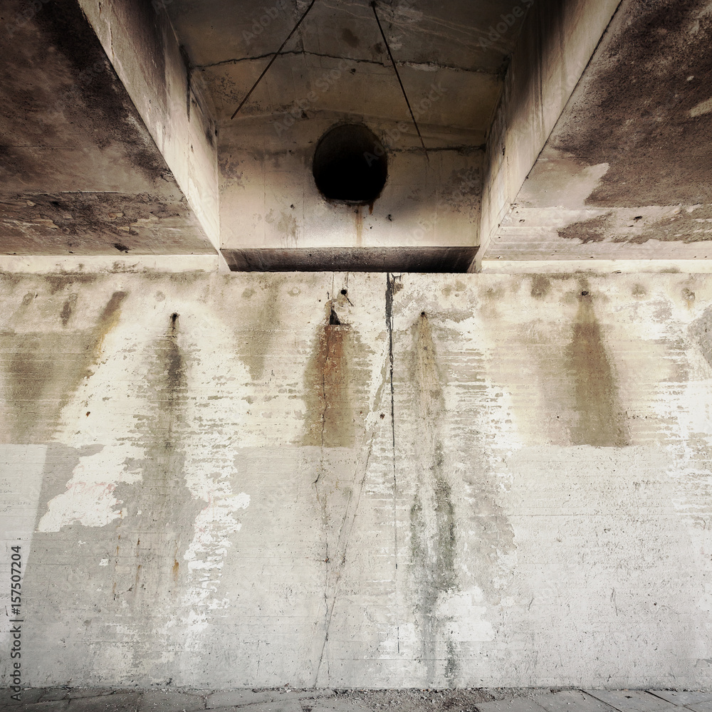 Grungy street wall