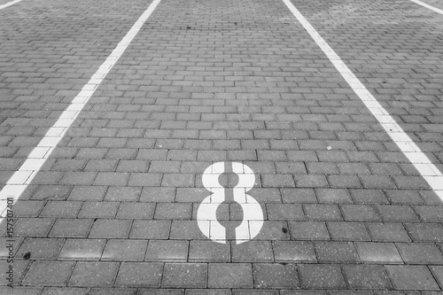 Obraz na płótnie Parking spot w salonie