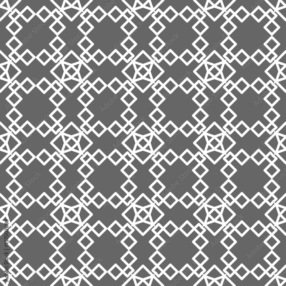 Grey ornamental seamless wallpaper pattern, vector illustration Grey ornamental seamless wallpaper pattern, vector illustration