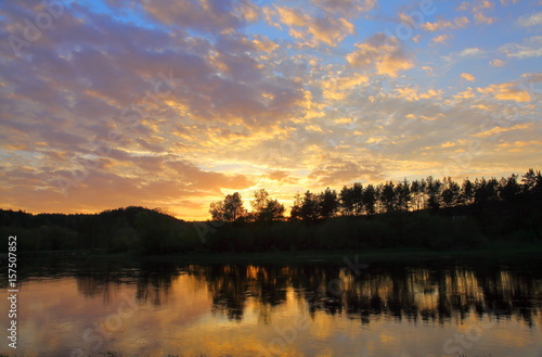 Colorful sunset