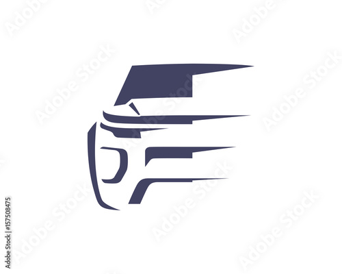 Modern Luxury Car Silhouette Logo