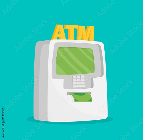 ATM machine - vector illustration