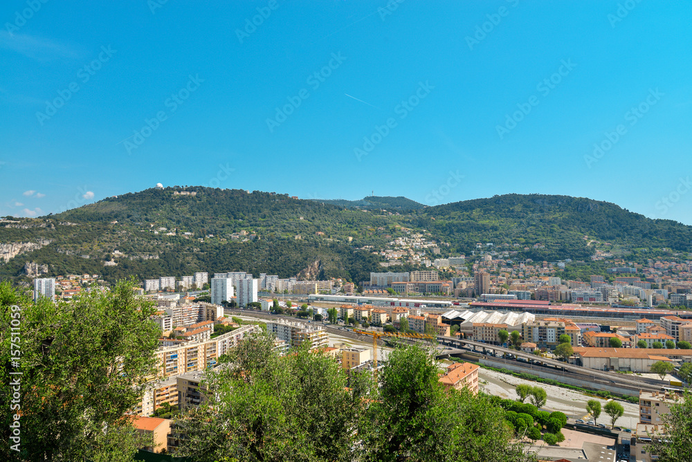 Wonderful panoramic view of Nice