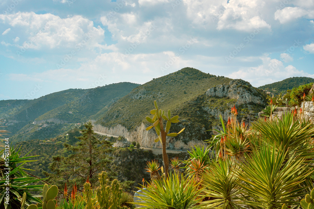 Scenic view of the Mediterranean coastline Scenic view of the Mediterranean coastline