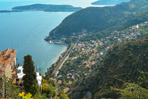 Scenic view of the Mediterranean coastline