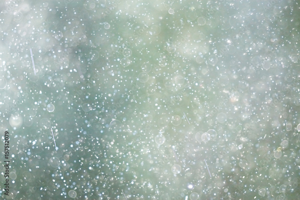 Obraz premium Raindrops on the glass