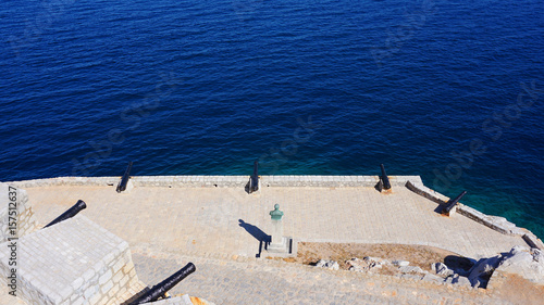 Photo of picturesque island of Hydra on a spring morning, Saronic Gulf, Greece photo