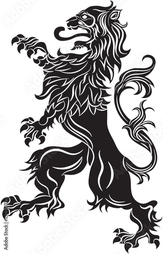 The rebels lion - the heraldic symbol