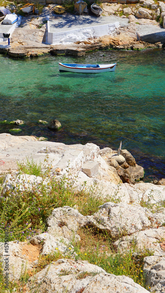 Photo of small port near main port of Peiraeus, Attica, Greece