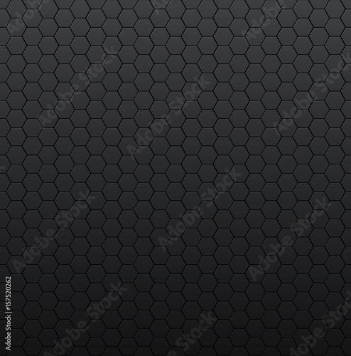 Futuristic Abstract background with grey hexagons