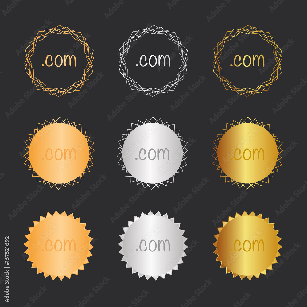 com Domain Internet - Bronze, Silber, Gold Medaillen com Domain Internet - Bronze, Silber, Gold Medaillen