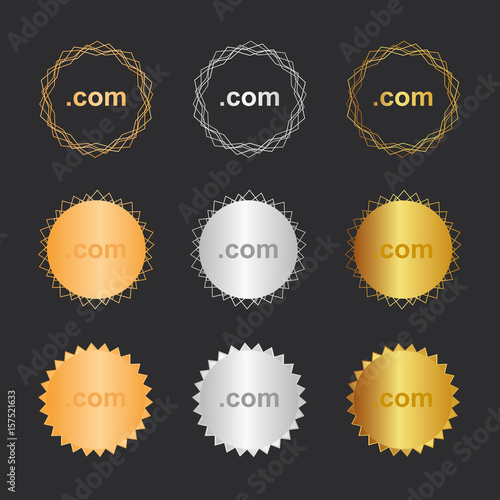 com Domain - Bronze, Silber, Gold Medaillen