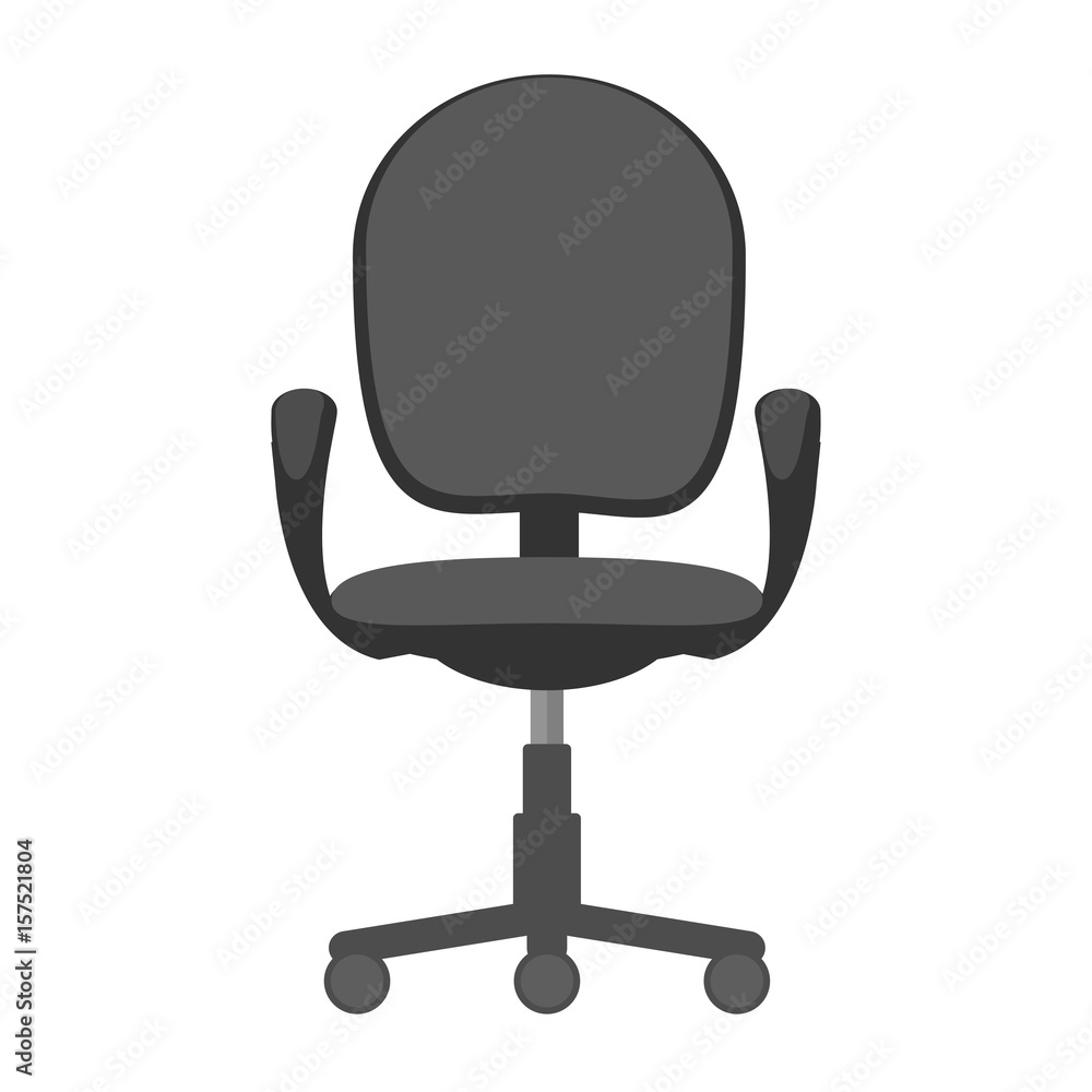 Office chair icon vector Office chair icon vector