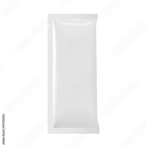 Realistic White template Packaging