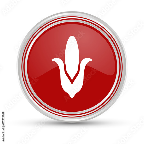 Roter Button - Maiskolben