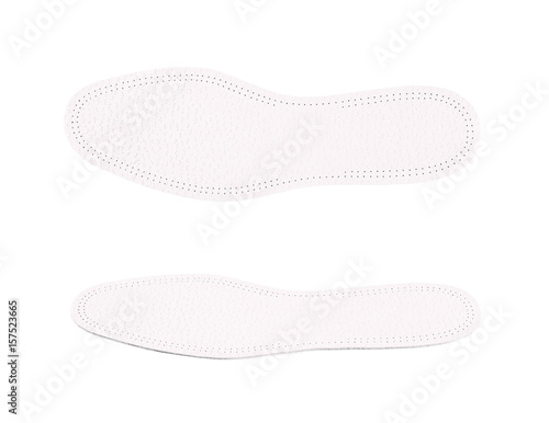 Single shoe insole isolated