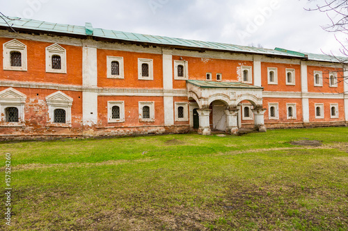 YAROSLAVL, RUSSIA - APRIL 27, 2017: The Holy Transfiguration Monastery. Built in the beginning of the 13th century. The Monument of history and culture 