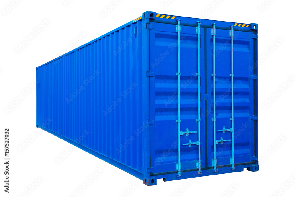 container on white background isolate for shipping goods. container on white background isolate for shipping goods.