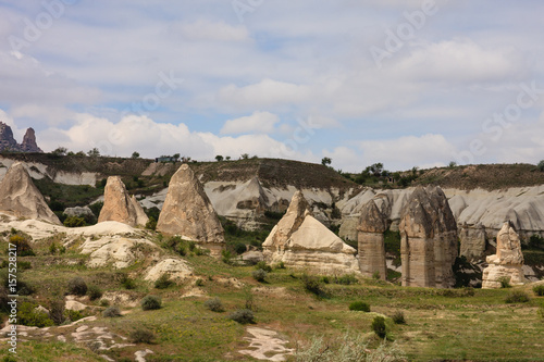 Fairy chimneys of Cappadocia photo