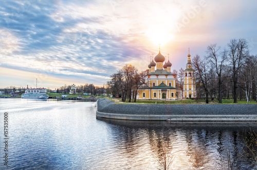 Собор на Волге в Угличе Cathedral on the Volga river in Uglich photo