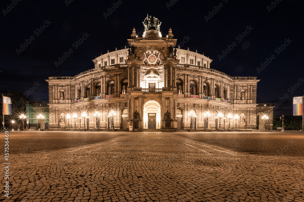 Fototapeta premium Semperoper Dresden 28.5.17