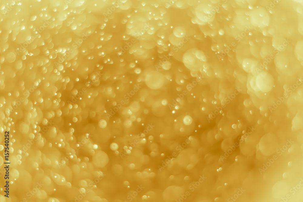 Bokeh background yellow