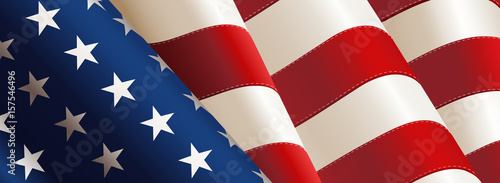 American Flag Vector
