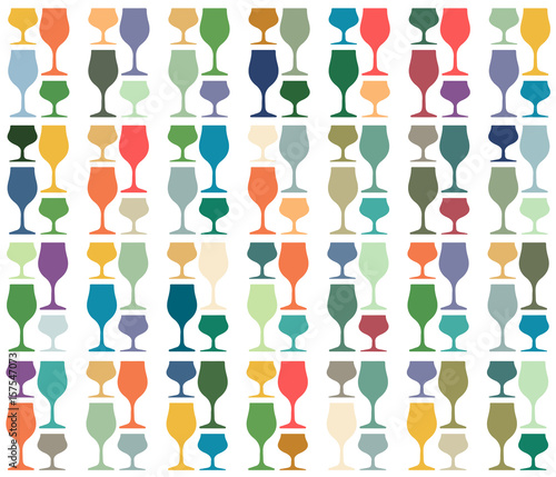 Glasses alcohol vector