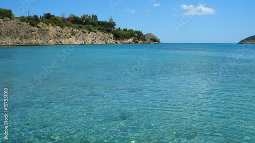 Fototapeta Naklejka Na Ścianę i Meble -  Photo of iconic Gulf of Petalion with clear water beaches, Evoia island, Greece