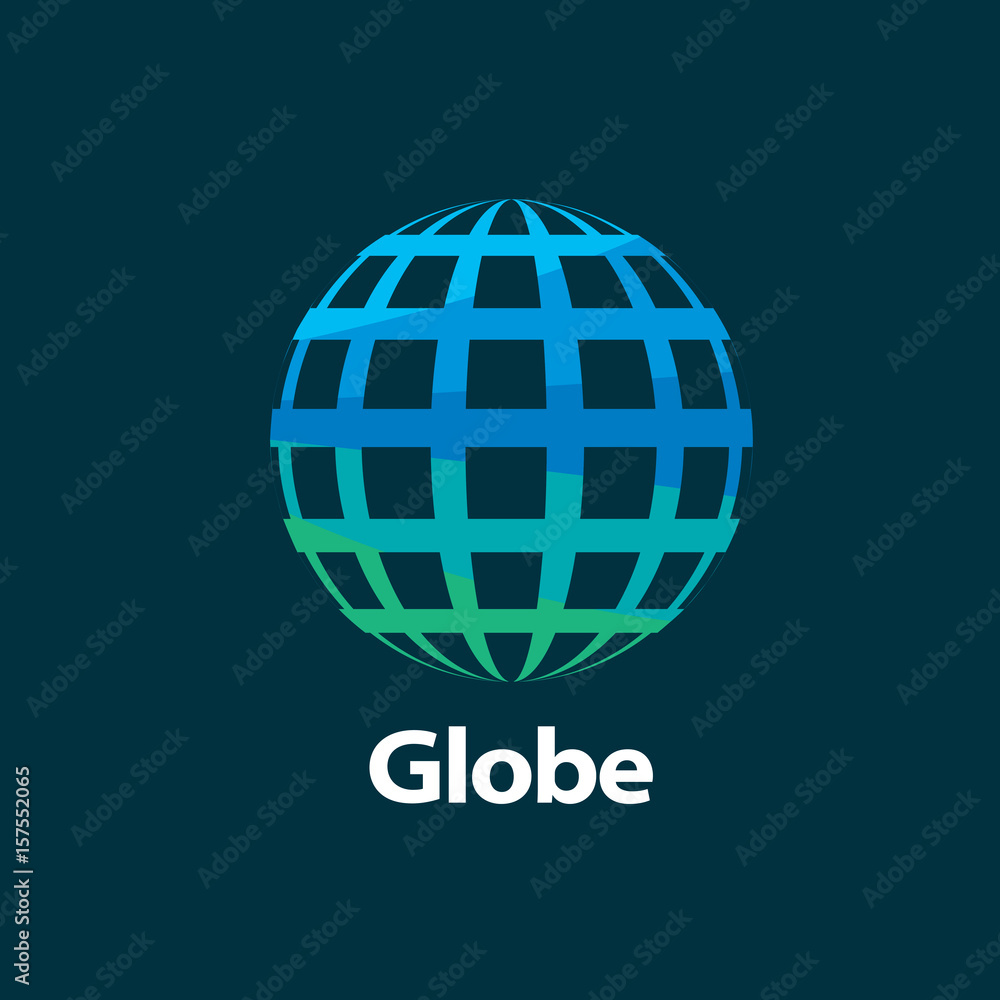 vector logo globe vector logo globe