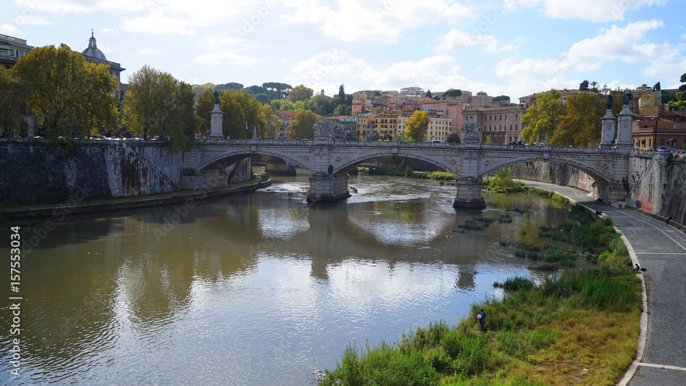 Photo from iconic city of Rome on a lovely morning, Italy Photo from iconic city of Rome on a lovely morning, Italy