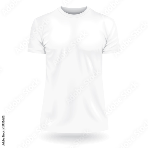 Mock-up T-shirt Sport Template Advertising Store Fashion Casual Apparel White