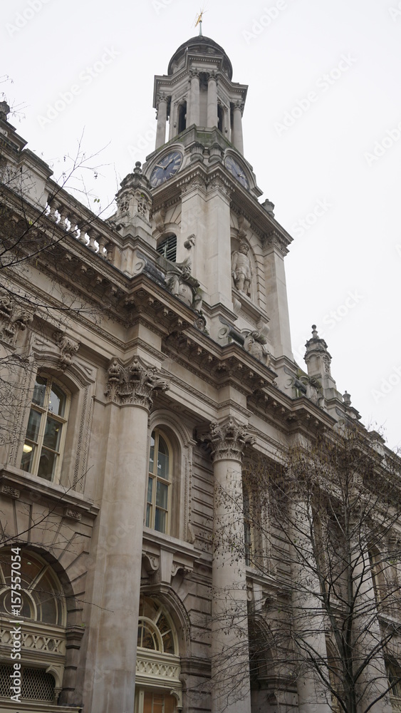 Fototapeta premium Photo from city of London on a cloudy morning, United Kingdom