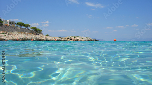 Fototapeta Naklejka Na Ścianę i Meble -  Photo from picturesque island of Agistri, Saronic gulf, Greece