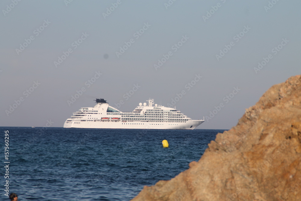 Naklejka premium Vacaciones en el mar