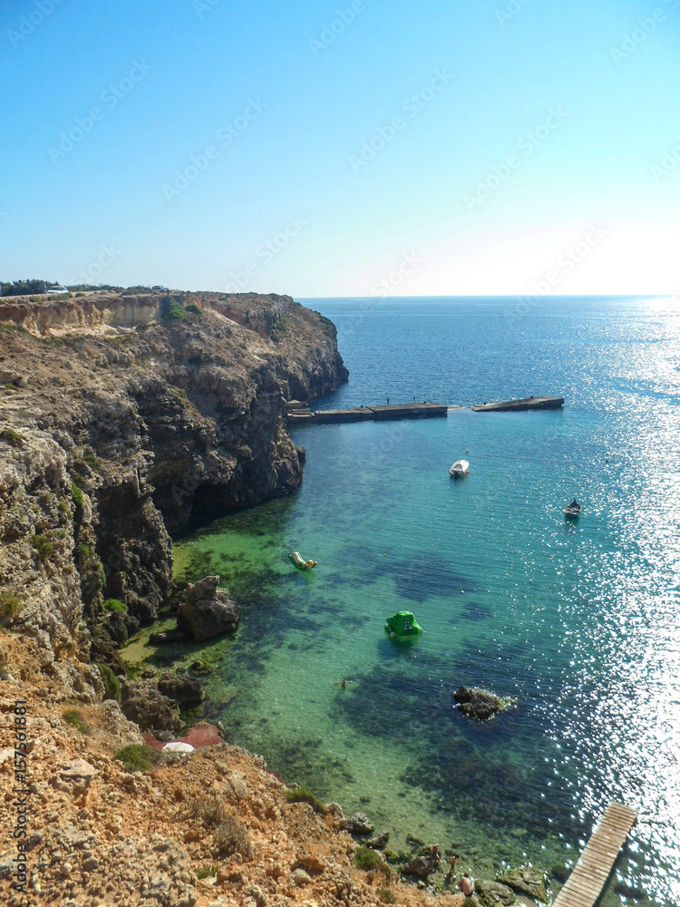 Fototapeta premium malta popeye village