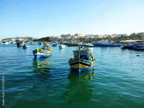 Malta - Traditional colorful maltese Luzzu fisherboat © Uldis